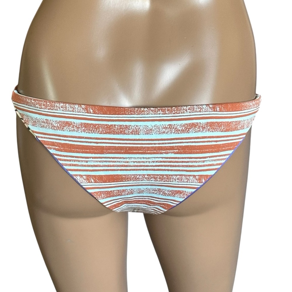 Maaji Floral/Striped Solid Reversible Bikini Swim… - image 7